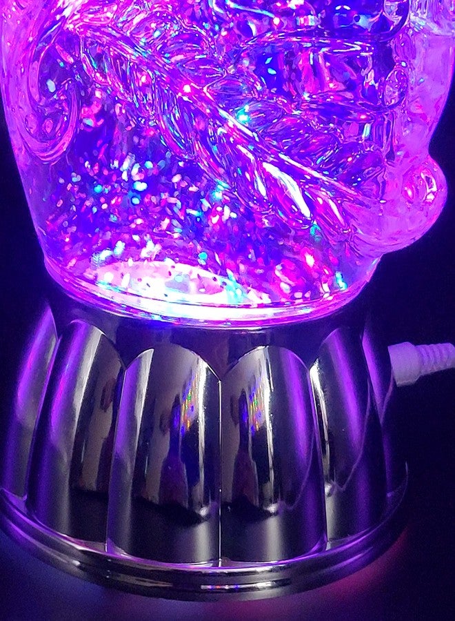 Dalax تمثال دالاكس - تمثال بجعة، مصباح مائي مضيء بتقنية LED، كرة ثلجية متغيرة الألوان، مزود بمؤقت لمدة 6 ساعات، ديكور منزلي، تحف فنية، مجموعة منحوتات، هدايا - Image 3